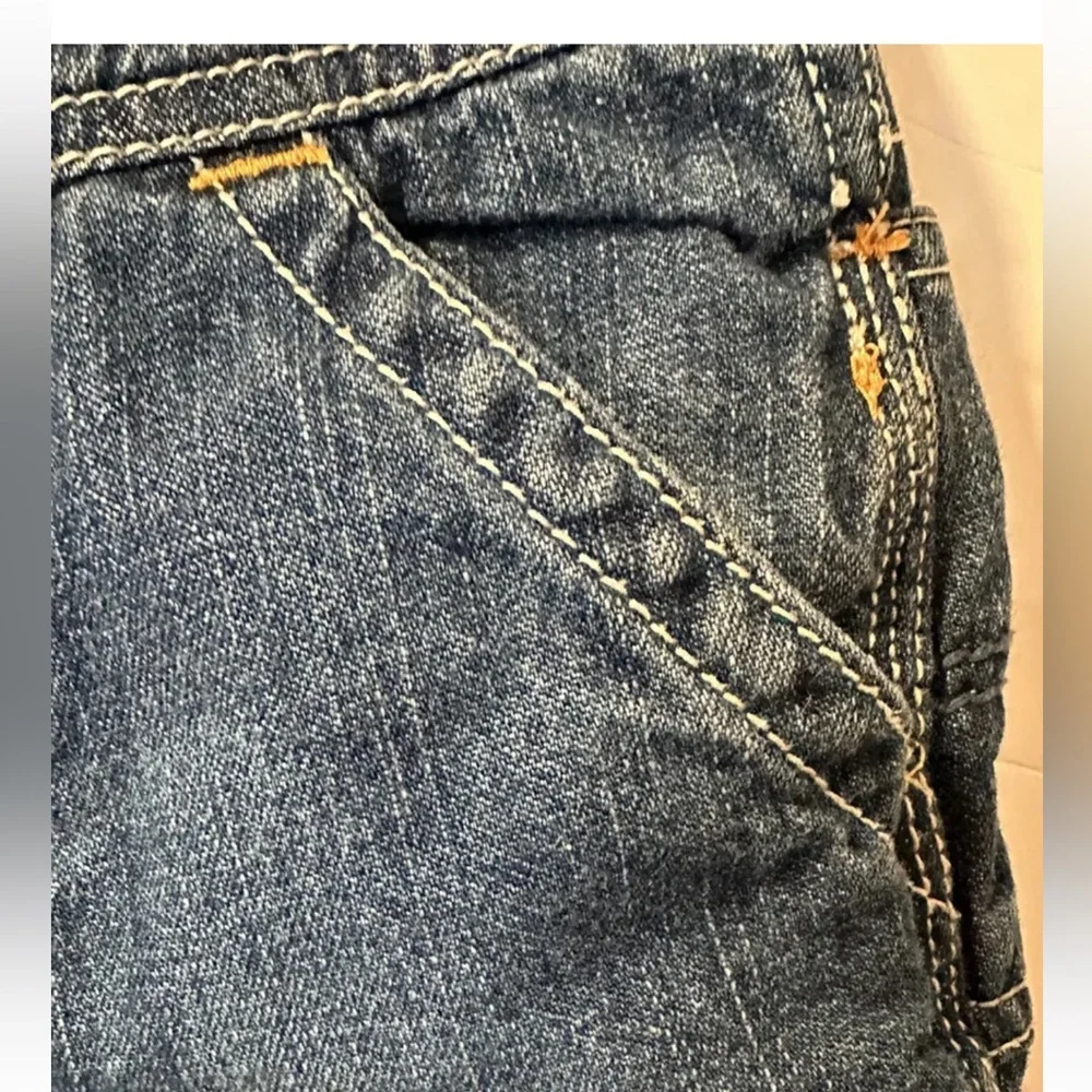 Vintage Oshkosh B'Gosh Baby Boy Size 12 Mth Blue Jean Carpenter Overalls Vestbak